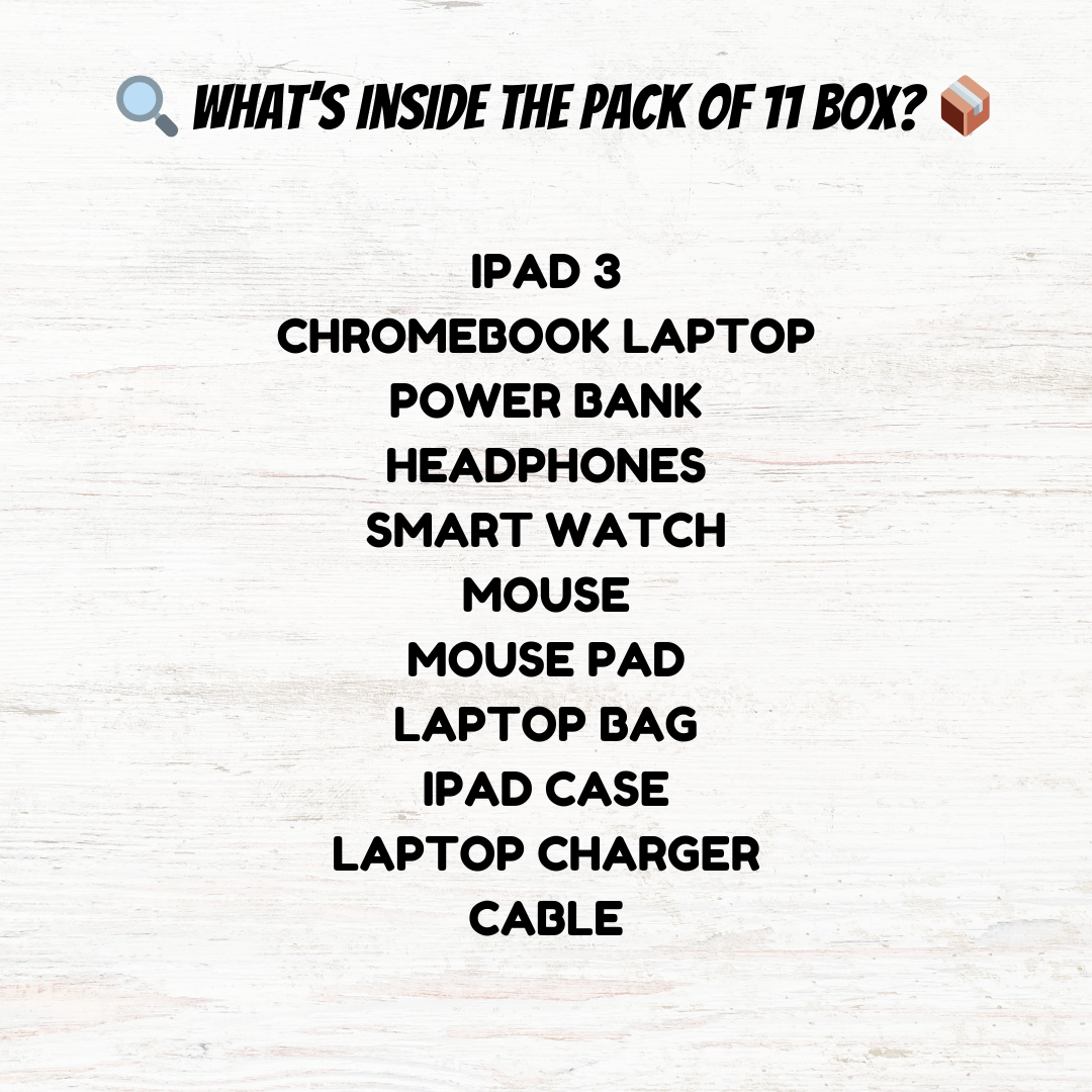 Pack of 11 Tech Items