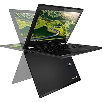 360° Convertible Touchscreen Chromebook – 4GB RAM / 32GB Storage – Google Play Store Access