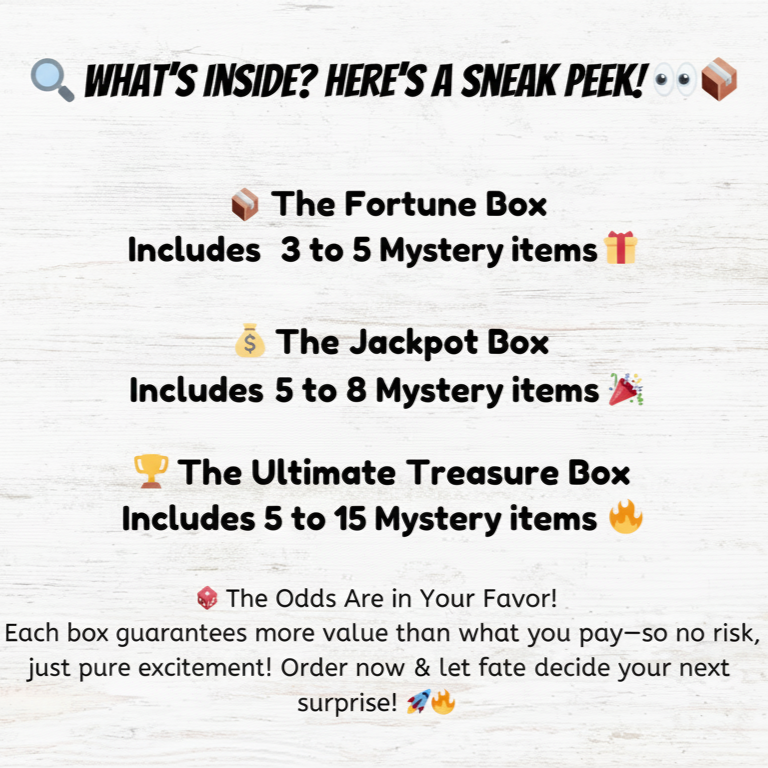 🔥 Premium Mystery Box – Worth AED 500+ Inside 🎁