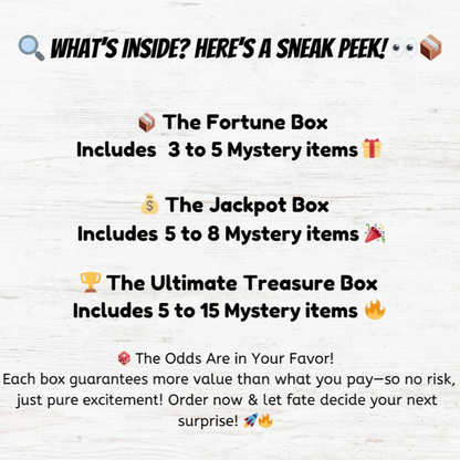 🔥 Premium Mystery Box – Worth AED 500+ Inside 🎁