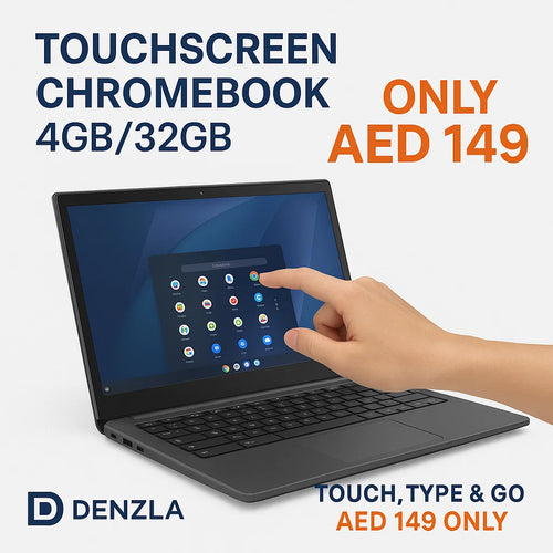 Touchscreen Chromebook – Fast, Portable, Long Battery, Play Store Access